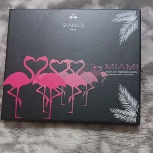 Miami Blush and Highlight Palette - Pink and Black